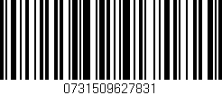 Código de barras (EAN, GTIN, SKU, ISBN): '0731509627831'