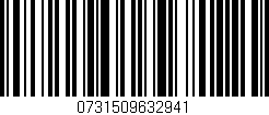 Código de barras (EAN, GTIN, SKU, ISBN): '0731509632941'