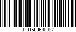Código de barras (EAN, GTIN, SKU, ISBN): '0731509638097'