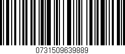 Código de barras (EAN, GTIN, SKU, ISBN): '0731509639889'