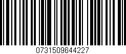 Código de barras (EAN, GTIN, SKU, ISBN): '0731509644227'