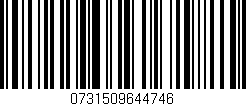 Código de barras (EAN, GTIN, SKU, ISBN): '0731509644746'