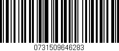 Código de barras (EAN, GTIN, SKU, ISBN): '0731509646283'