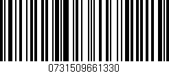 Código de barras (EAN, GTIN, SKU, ISBN): '0731509661330'