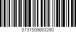 Código de barras (EAN, GTIN, SKU, ISBN): '0731509663280'
