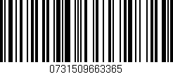 Código de barras (EAN, GTIN, SKU, ISBN): '0731509663365'