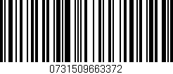 Código de barras (EAN, GTIN, SKU, ISBN): '0731509663372'