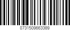 Código de barras (EAN, GTIN, SKU, ISBN): '0731509663389'