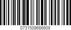 Código de barras (EAN, GTIN, SKU, ISBN): '0731509666809'