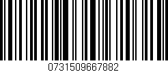 Código de barras (EAN, GTIN, SKU, ISBN): '0731509667882'