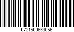 Código de barras (EAN, GTIN, SKU, ISBN): '0731509668056'