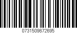 Código de barras (EAN, GTIN, SKU, ISBN): '0731509672695'