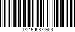 Código de barras (EAN, GTIN, SKU, ISBN): '0731509673586'