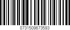 Código de barras (EAN, GTIN, SKU, ISBN): '0731509673593'