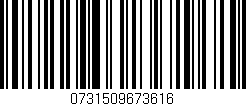 Código de barras (EAN, GTIN, SKU, ISBN): '0731509673616'