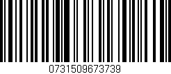 Código de barras (EAN, GTIN, SKU, ISBN): '0731509673739'