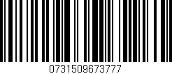 Código de barras (EAN, GTIN, SKU, ISBN): '0731509673777'