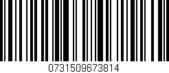 Código de barras (EAN, GTIN, SKU, ISBN): '0731509673814'