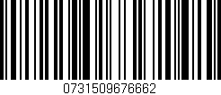 Código de barras (EAN, GTIN, SKU, ISBN): '0731509676662'