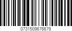 Código de barras (EAN, GTIN, SKU, ISBN): '0731509676679'