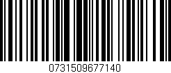 Código de barras (EAN, GTIN, SKU, ISBN): '0731509677140'
