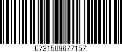 Código de barras (EAN, GTIN, SKU, ISBN): '0731509677157'