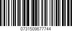 Código de barras (EAN, GTIN, SKU, ISBN): '0731509677744'