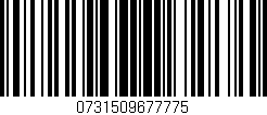 Código de barras (EAN, GTIN, SKU, ISBN): '0731509677775'
