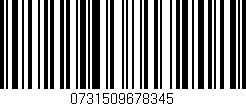 Código de barras (EAN, GTIN, SKU, ISBN): '0731509678345'