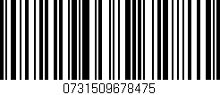 Código de barras (EAN, GTIN, SKU, ISBN): '0731509678475'