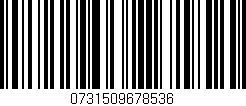 Código de barras (EAN, GTIN, SKU, ISBN): '0731509678536'