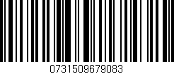 Código de barras (EAN, GTIN, SKU, ISBN): '0731509679083'