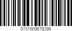Código de barras (EAN, GTIN, SKU, ISBN): '0731509679298'