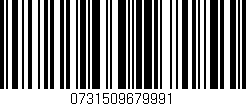 Código de barras (EAN, GTIN, SKU, ISBN): '0731509679991'