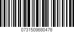 Código de barras (EAN, GTIN, SKU, ISBN): '0731509680478'