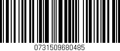 Código de barras (EAN, GTIN, SKU, ISBN): '0731509680485'