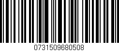Código de barras (EAN, GTIN, SKU, ISBN): '0731509680508'