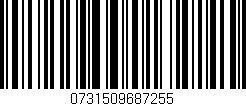 Código de barras (EAN, GTIN, SKU, ISBN): '0731509687255'