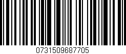 Código de barras (EAN, GTIN, SKU, ISBN): '0731509687705'