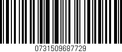 Código de barras (EAN, GTIN, SKU, ISBN): '0731509687729'