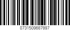 Código de barras (EAN, GTIN, SKU, ISBN): '0731509687897'