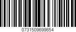 Código de barras (EAN, GTIN, SKU, ISBN): '0731509699654'