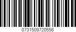 Código de barras (EAN, GTIN, SKU, ISBN): '0731509720556'