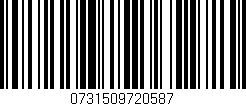 Código de barras (EAN, GTIN, SKU, ISBN): '0731509720587'