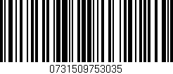 Código de barras (EAN, GTIN, SKU, ISBN): '0731509753035'