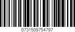 Código de barras (EAN, GTIN, SKU, ISBN): '0731509754797'