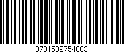 Código de barras (EAN, GTIN, SKU, ISBN): '0731509754803'