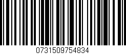 Código de barras (EAN, GTIN, SKU, ISBN): '0731509754834'