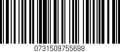 Código de barras (EAN, GTIN, SKU, ISBN): '0731509755688'