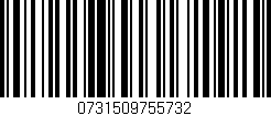 Código de barras (EAN, GTIN, SKU, ISBN): '0731509755732'
